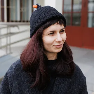 Шапка Friend Function Будь как голубь черный