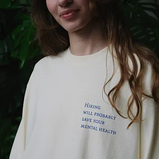 Лонгслив Меч MENTAL HEALTH Cream