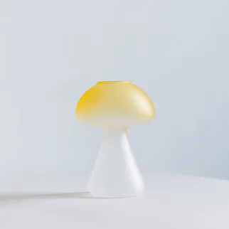 Ваза Грибочек желтая