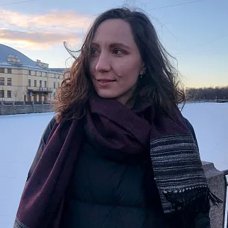 Большой шерстяной шарф Elegant mulberry