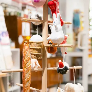 Ватная елочная игрушка - Мороженое