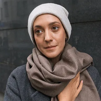 Шапка шерстяная Friend Function Топленое молоко