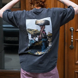 Футболка Akomplice Buttons Tee Vintage Black