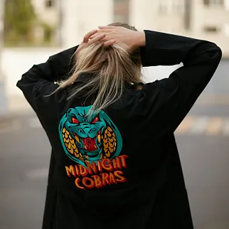 Рабочий халат Midnight Cobras Черный