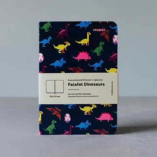 Блокнот Falafel Books А6 Dinosaurs