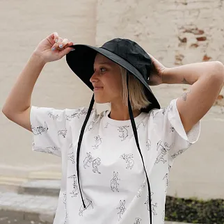 Панама CHECK YA HEAD черная 25596/1