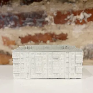 Шкатулка «Goodbye, хрущёвка» белая