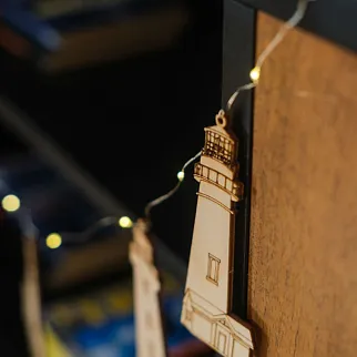 Декоративная гирлянда с маяками