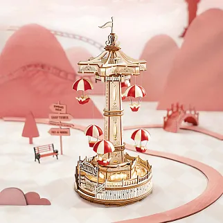 3D-пазл + музыкальная шкатулка Robotime Parachute Tower