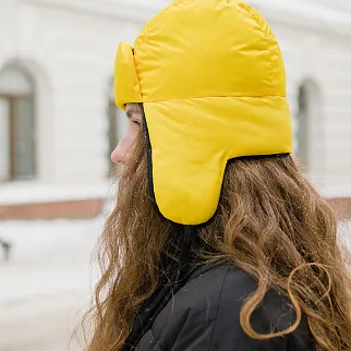 Ушанка Friend Function желтая