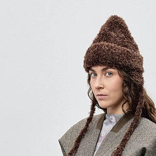 Шапка CHECK YA HEAD коричневая Т2359/103