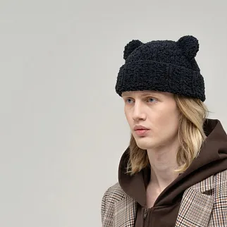 Шапка CHECK YA HEAD чёрная 2466/1