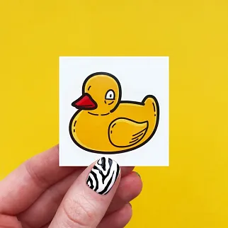 Временная татуировка Rubber duck