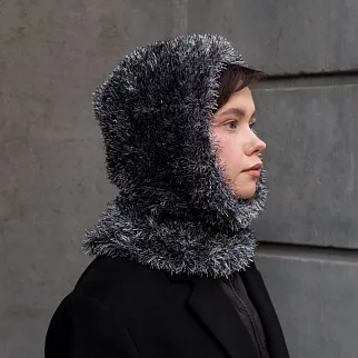 Капюшон CHECK YA HEAD серый Т1922/217