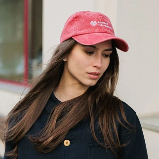 Кепка Friend Function Плюшка Московская красная