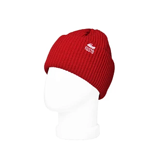 Шапка Kusto Heat красная с вышивкой