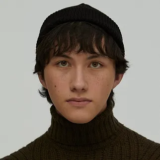 Шапка CHECK YA HEAD шерстяная черная 1620