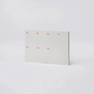 Настольный планировщик Falafel Books A4 Heart Buttons