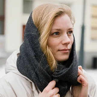 Снуд Friend Function шерстяной Графитовый