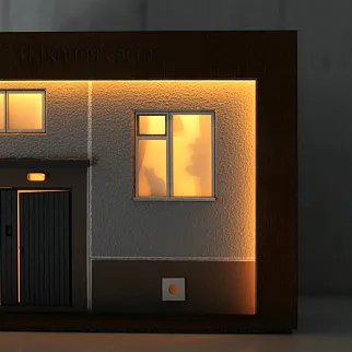 Ночник Капля Света - Ночной Подъезд