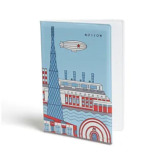 Обложка для паспорта Конструктивистская Москва