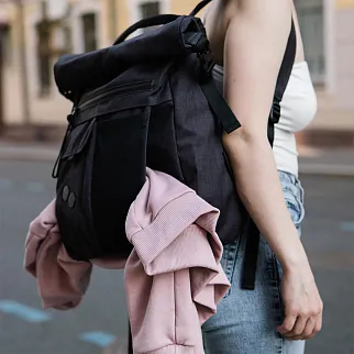 Рюкзак Pinqponq Carrik Anthracite Black Melange