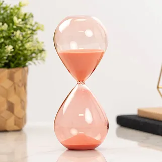 Песочные часы на 30 мин персиковые