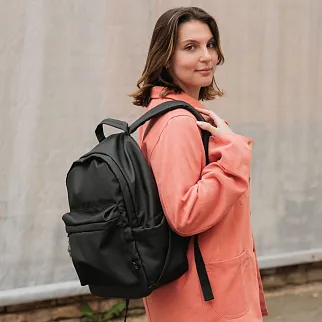 Рюкзак дейпак Friend Function черный прорезиненный