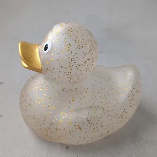 Утка с золотыми блестками