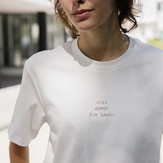 Футболка Friend Function Mas Amor белая