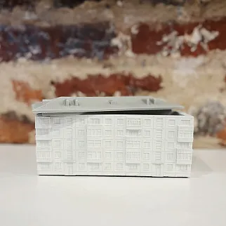 Шкатулка «Goodbye, хрущёвка» белая