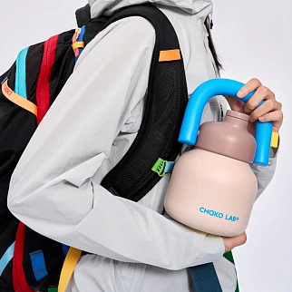 Термос Chako Lab Linlin Kettle Blue and Brown 1000мл