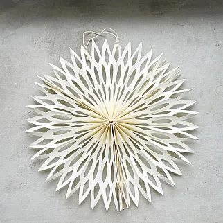 Большая бумажная звезда 17.5 x 3.5 x 17.5 см