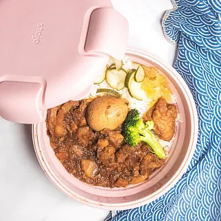 Складной ланч-бокс Stojo Bowl Carnation 1065 мл