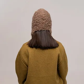 Шапка CHECK YA HEAD коричневая 2554/7