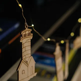 Декоративная гирлянда с маяками