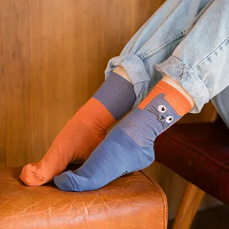 Носки Friend Function Котячьи синие 40-46