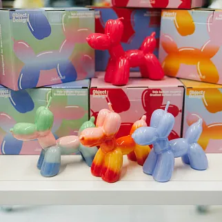 Свеча Helio Ferretti MAGENTA BALLOON DOG