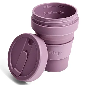 Складной стакан Stojo Plum 355 мл