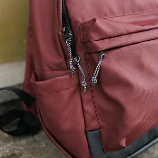 Рюкзак дейпак Friend Function бордовый прорезиненный