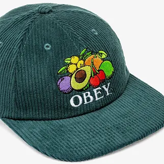Кепка Obey Fruits 6 Panel Snapback Dark Cedar