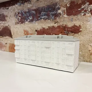 Шкатулка «Goodbye, хрущёвка» белая