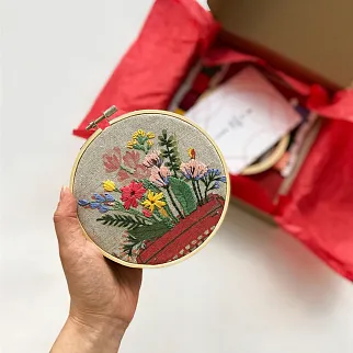 Большой набор для вышивки Не белый лист (разные дизайны)