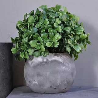 Кашпо CONCRETE COLOR Anika темный мрамор