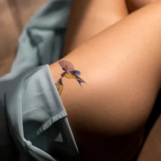 Временная татуировка Swallows