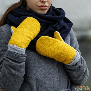 Варежки Friend Function Желтые