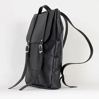 Кожаный рюкзак Kokosina средний черный