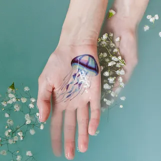 Временная татуировка Jellyfish