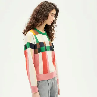 Свитер Thinking Mu Мerino Wool Philis разноцветный