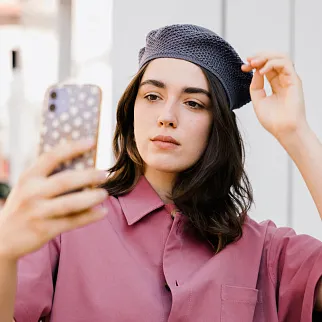 Берет CHECK YA HEAD графит 24230